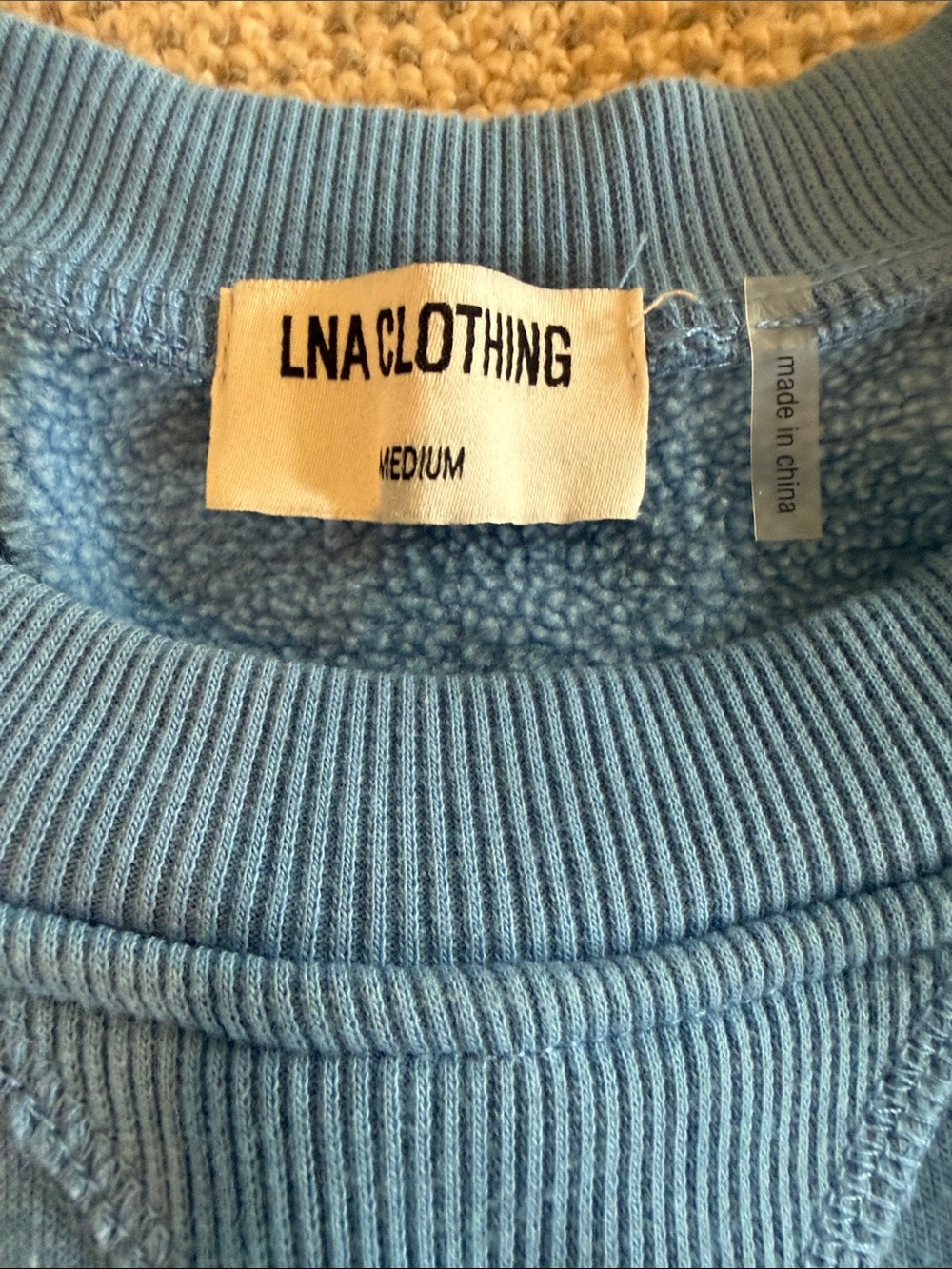 LNA Sweatshirt in periwinkle - size M - Picture 3 of 7